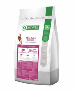 Alternative view of Nature's Protection Mini Extra 7.5kg Ξηρά Τροφή για Ενήλικους Σκύλους Μικρόσωμων Φυλών με Σολομό