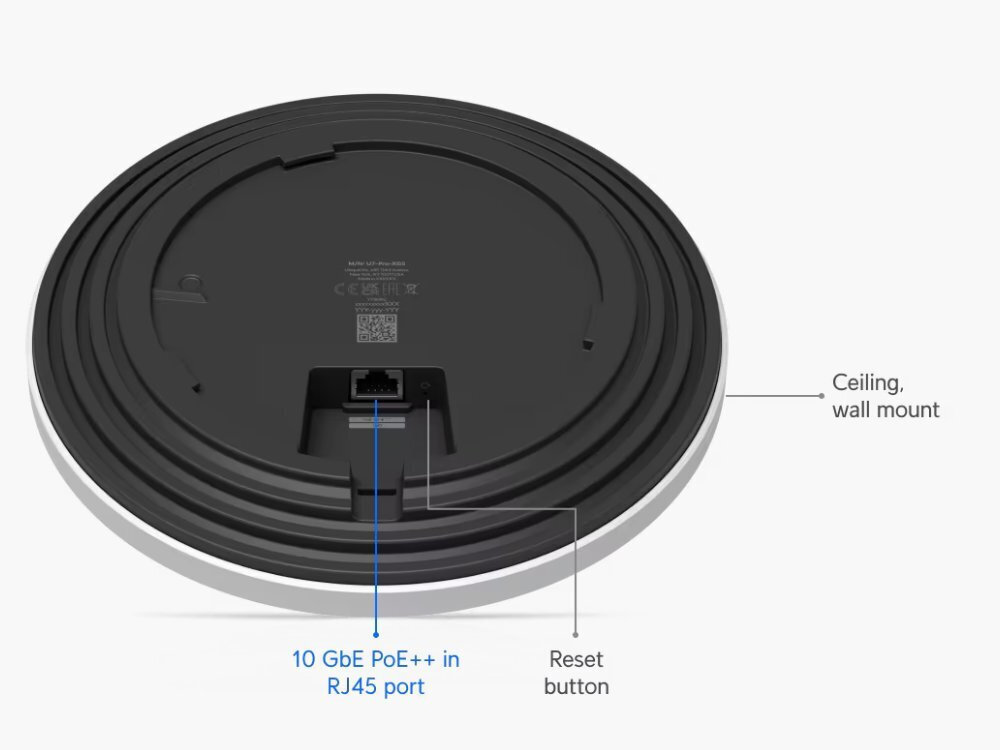 Ubiquiti U7-Pro-XGS Access Point Wi‑Fi 7 Tri Band (2.4 & 5 & 6GHz) Λευκό - Image 5