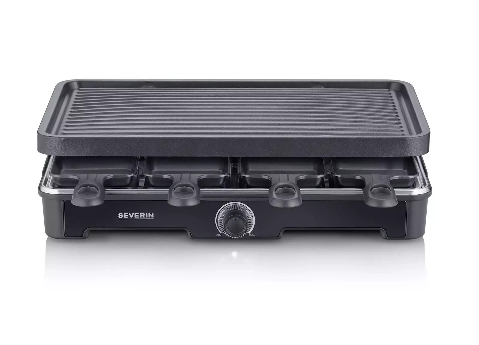 Severin RG9670 Επιτραπέζια Ηλεκτρική Ψησταριά Αυλακωτής Πλάκας 1400W με Ρυθμιζόμενο Θερμοστάστη 41.7x26.3εκ. S71011073 - Image 7