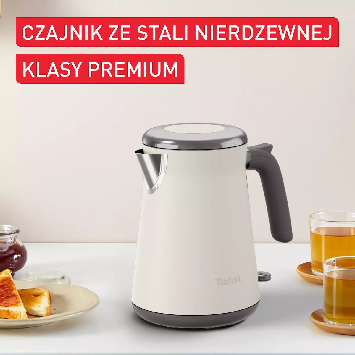 Tefal Βραστήρας 1.7lt 2400W Λευκός KI666A - Image 2