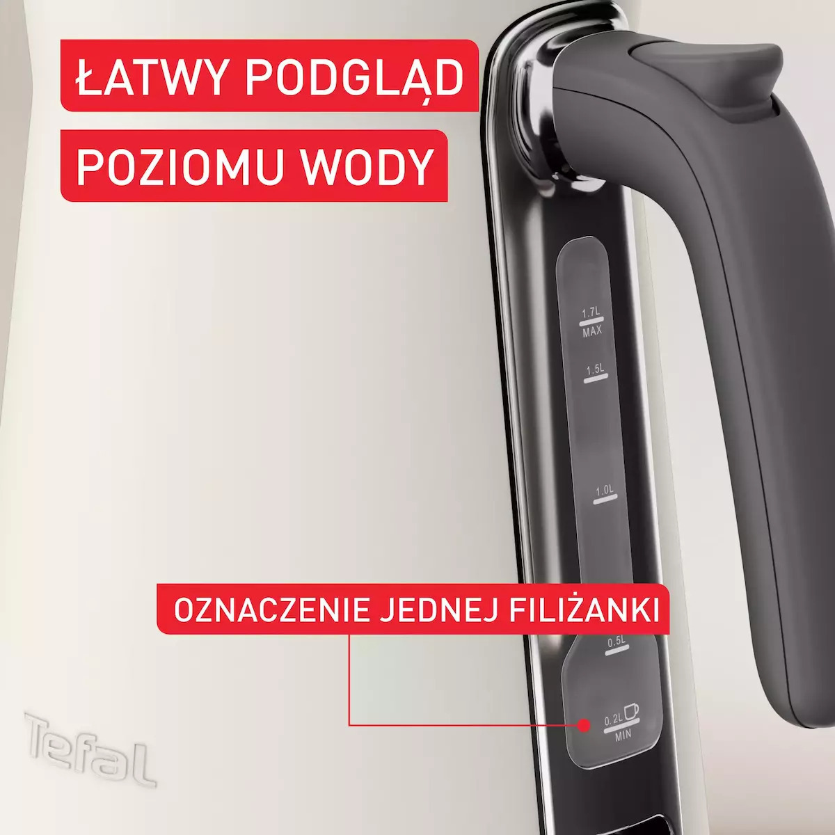 Tefal Βραστήρας 1.7lt 2400W Λευκός KI666A - Image 10