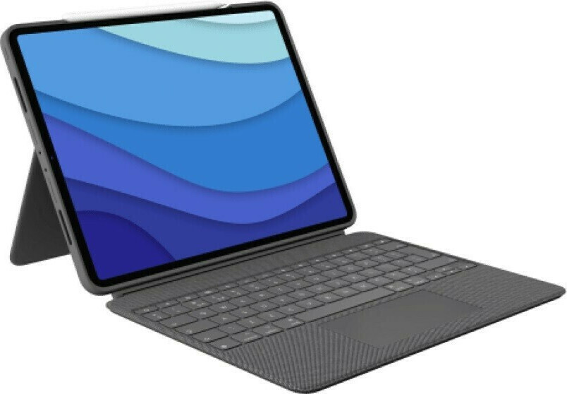 Logitech Combo Touch Flip Cover με Πληκτρολόγιο στα Γερμανικά Γκρι (Apple iPad Pro 13) 920-012665 - Image 3