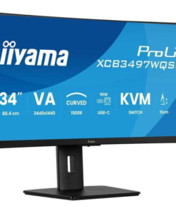Alternative view of Iiyama Prolite XCB3497WQSNP-B1 Ultrawide VA Curved Monitor 34" QHD 3440x1440