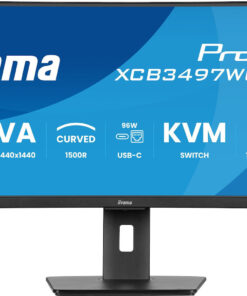 Iiyama Prolite XCB3497WQSNP-B1 Ultrawide VA Curved Monitor 34" QHD 3440x1440