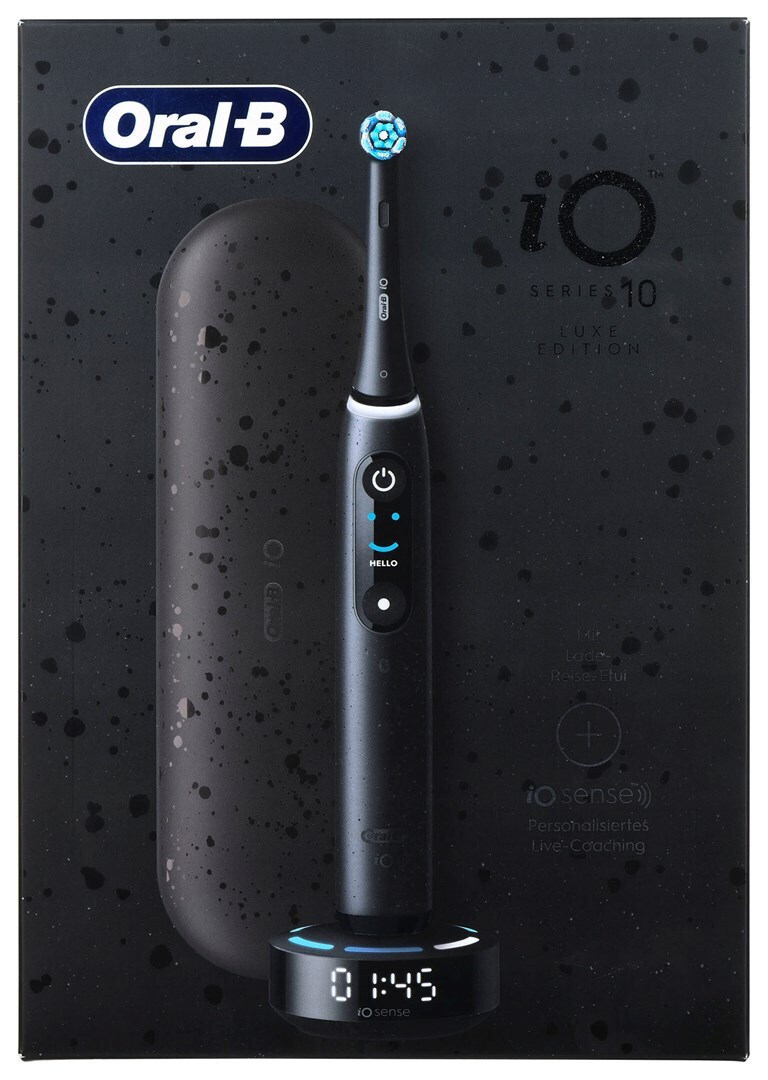 Oral-B iO Series 2 Ηλεκτρική Οδοντόβουρτσα με Αισθητήρα Πίεσης και Θήκη Ταξιδίου Night Black / Forest Green - Image 9