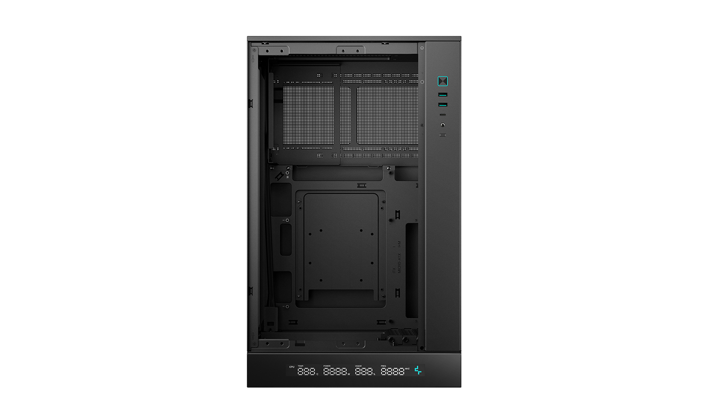 Deepcool CH270 Digital Mini Tower Κουτί Υπολογιστή με Πλαϊνό Παράθυρο Μαύρο - Image 5