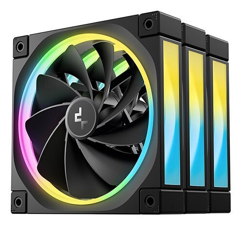 Deepcool FL12-3 IN 1 Case Fan 120mm με RGB Φωτισμό και Σύνδεση 4-Pin PWM 3τμχ