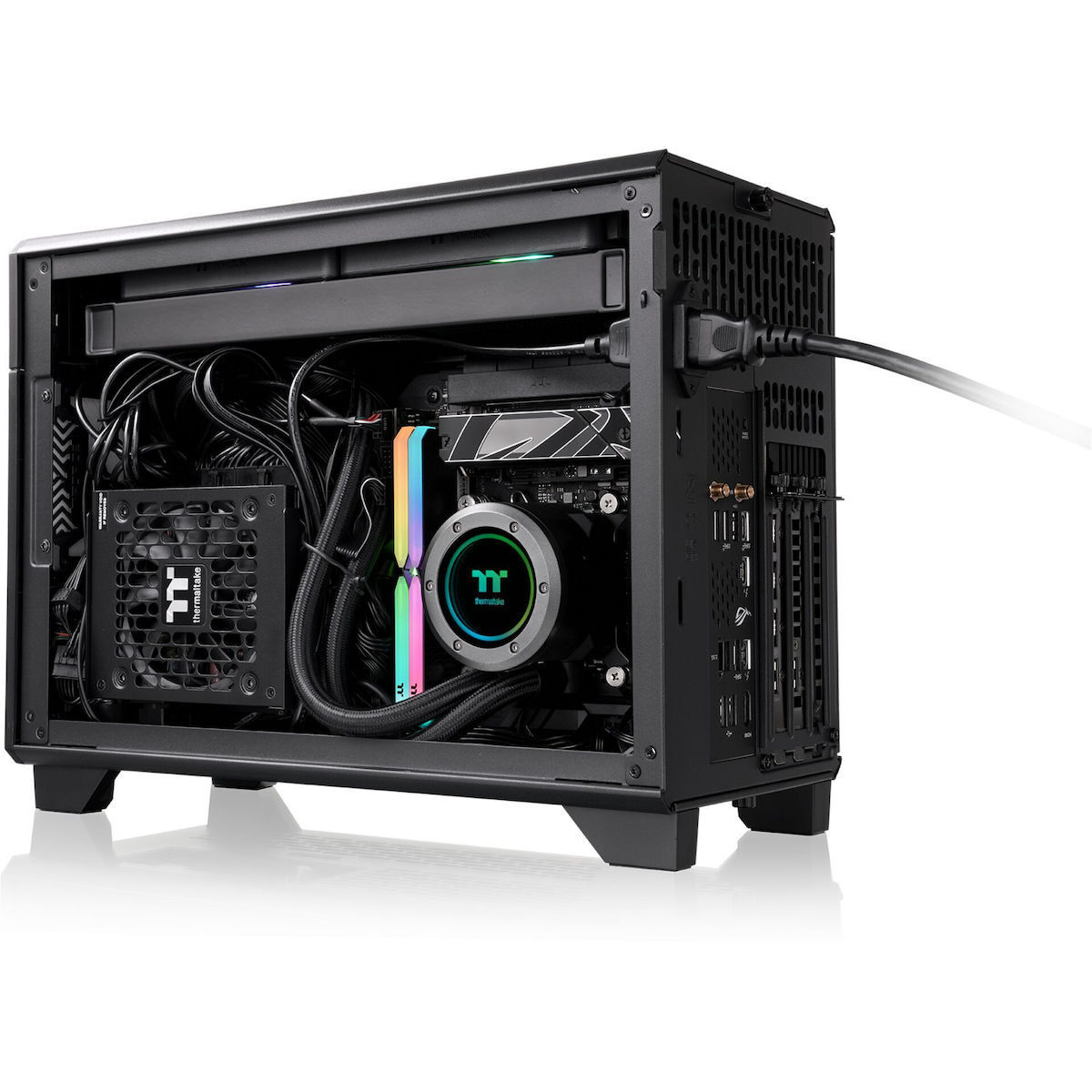 Thermaltake TR100 Mini Tower Κουτί Υπολογιστή Μαύρο - Image 5