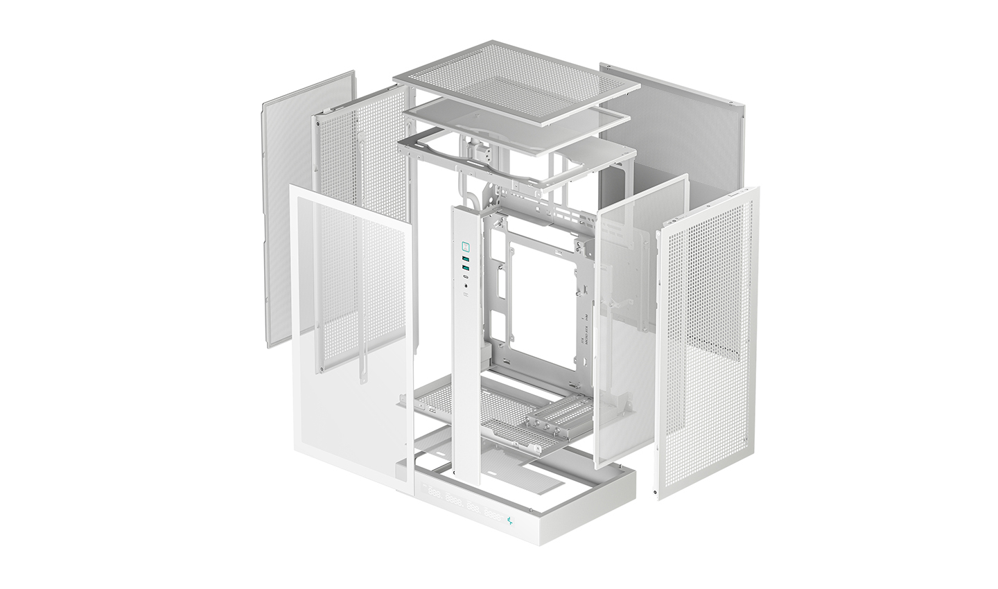 Deepcool CH270 Digital Mini Tower Κουτί Υπολογιστή με Πλαϊνό Παράθυρο Λευκό - Image 9