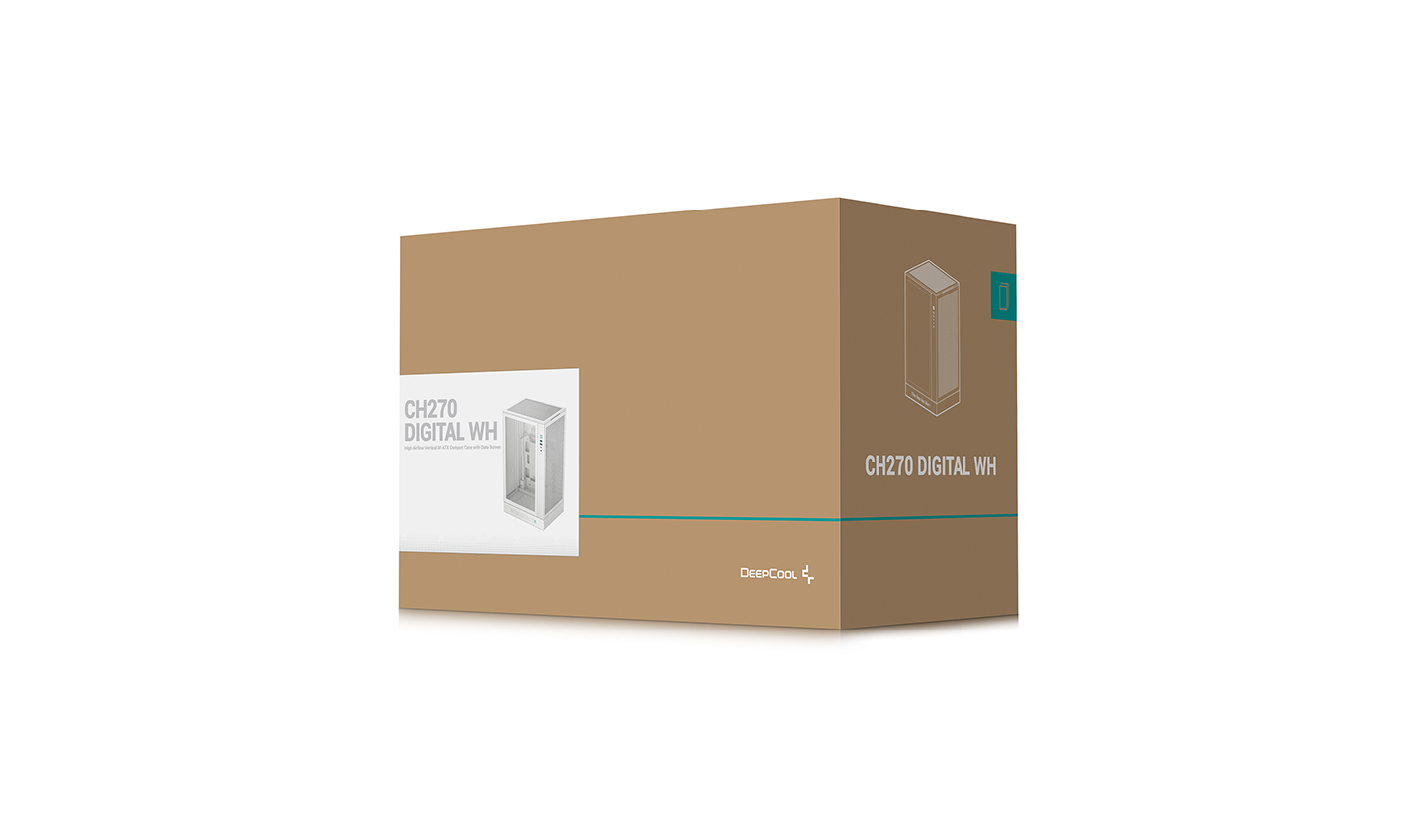 Deepcool CH270 Digital Mini Tower Κουτί Υπολογιστή με Πλαϊνό Παράθυρο Λευκό - Image 10