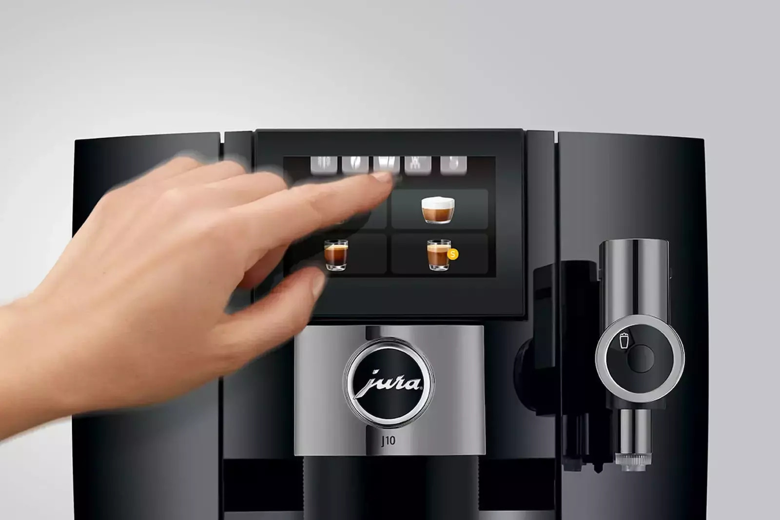 Jura J10 Αυτόματη Μηχανή Espresso 1450W Πίεσης 15bar για Cappuccino Μαύρη - Image 7