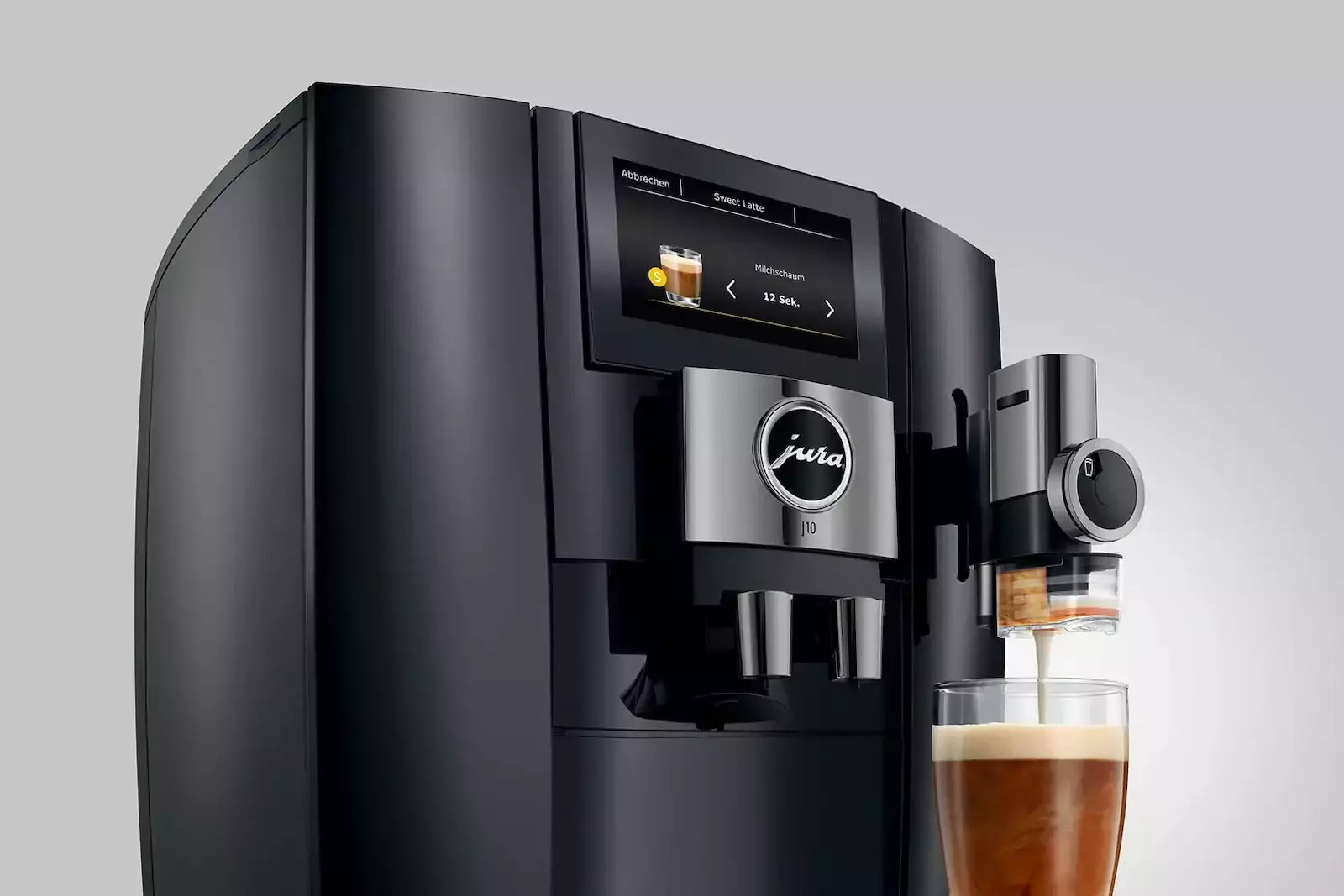 Jura J10 Αυτόματη Μηχανή Espresso 1450W Πίεσης 15bar για Cappuccino Μαύρη - Image 13