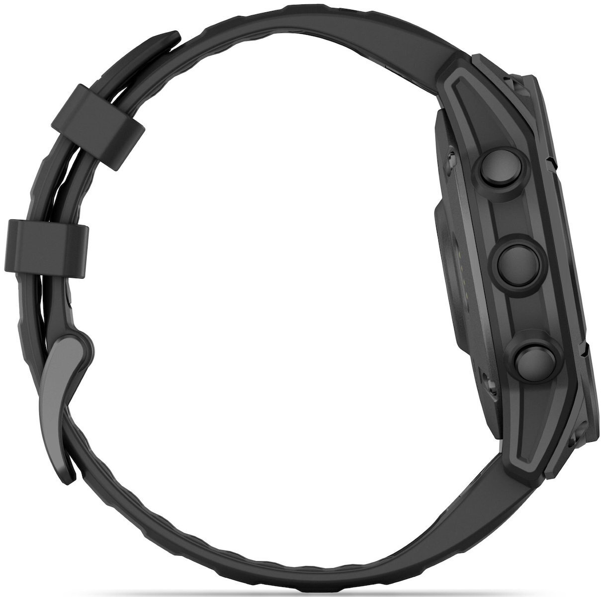 Garmin Fenix E Stainless Steel 47mm Αδιάβροχο Smartwatch με Παλμογράφο (Slate Grey Steel with Black Silicone Band) - Image 7