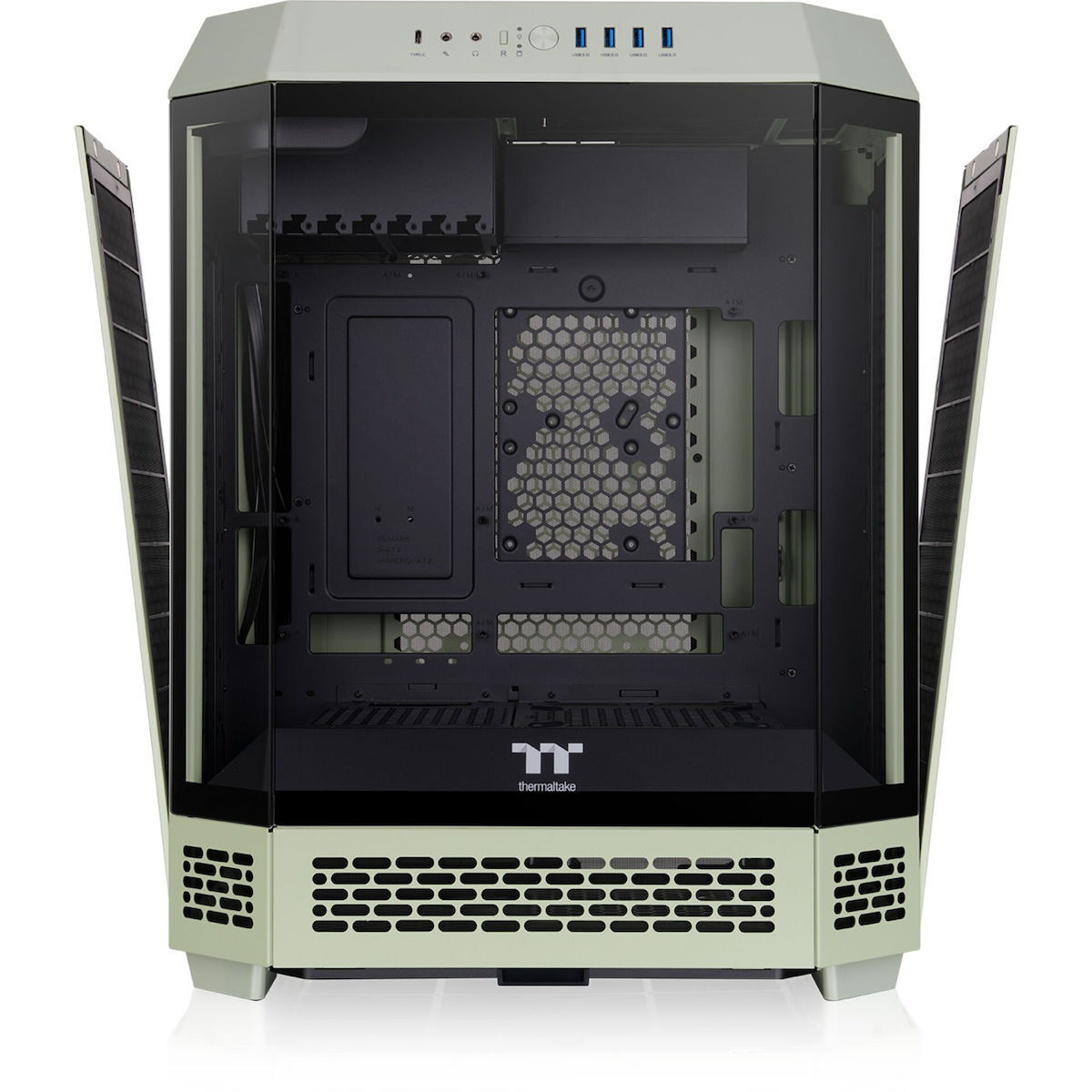Thermaltake The Tower 600 Midi Tower Κουτί Υπολογιστή με Πλαϊνό Παράθυρο Πράσινο - Image 3