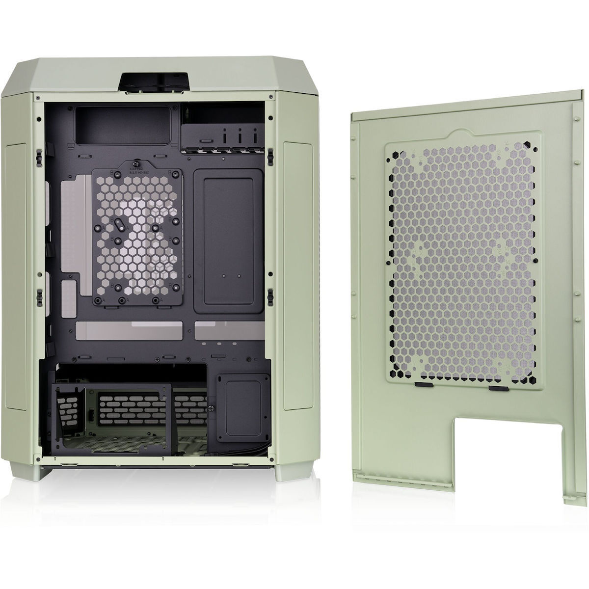 Thermaltake The Tower 600 Midi Tower Κουτί Υπολογιστή με Πλαϊνό Παράθυρο Πράσινο - Image 8