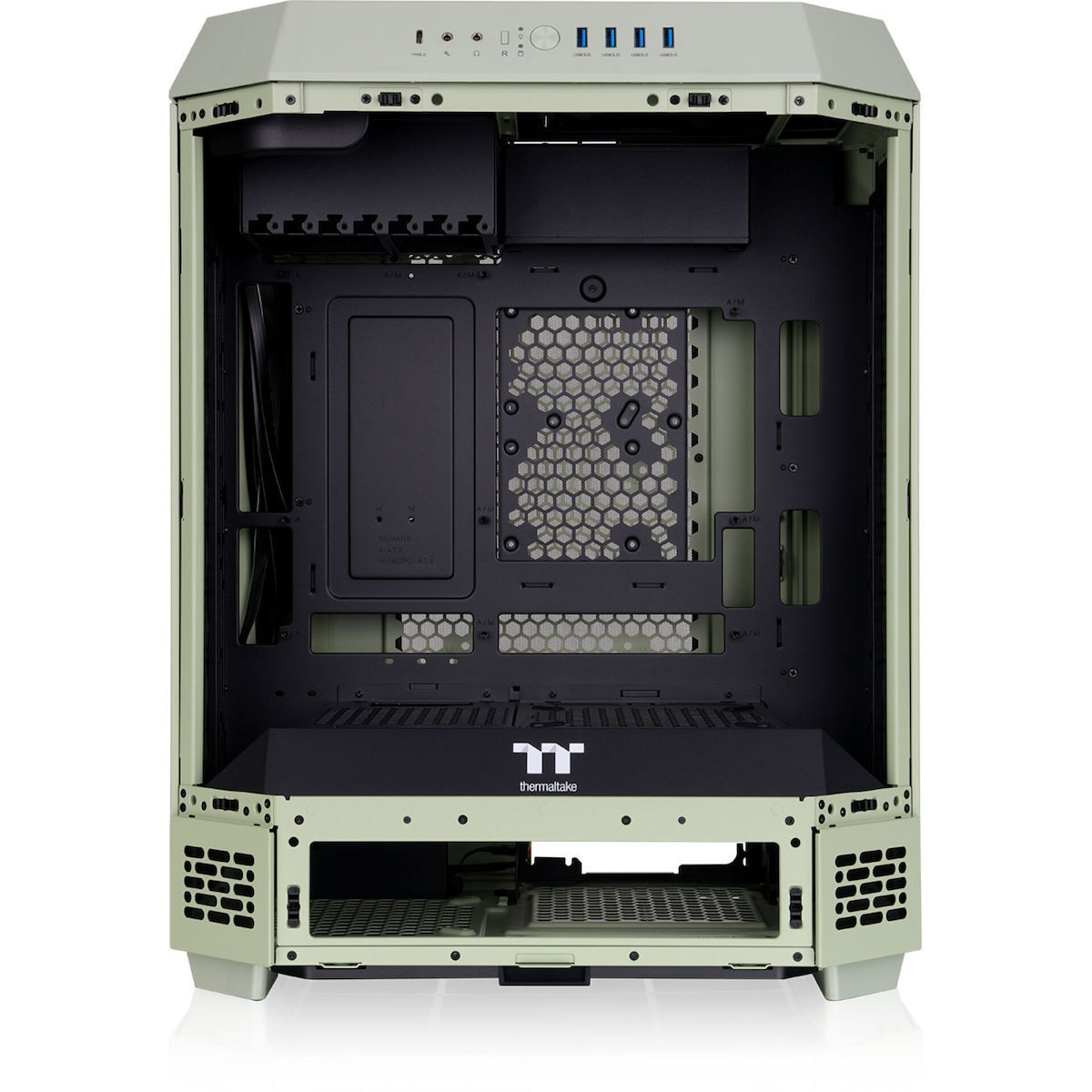 Thermaltake The Tower 600 Midi Tower Κουτί Υπολογιστή με Πλαϊνό Παράθυρο Πράσινο - Image 12