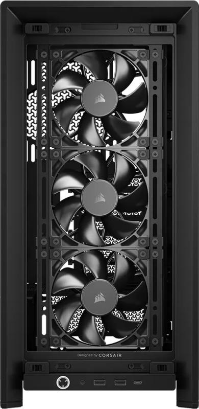 Corsair Frame 4000D RS Midi Tower Κουτί Υπολογιστή με Πλαϊνό Παράθυρο Μαύρο - Image 2