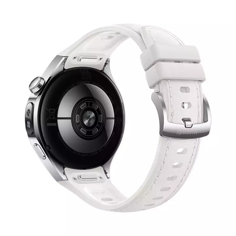 Huawei Watch 5 Stainless Steel 42mm Αδιάβροχο με eSIM και Παλμογράφο (Λευκό) - Image 4