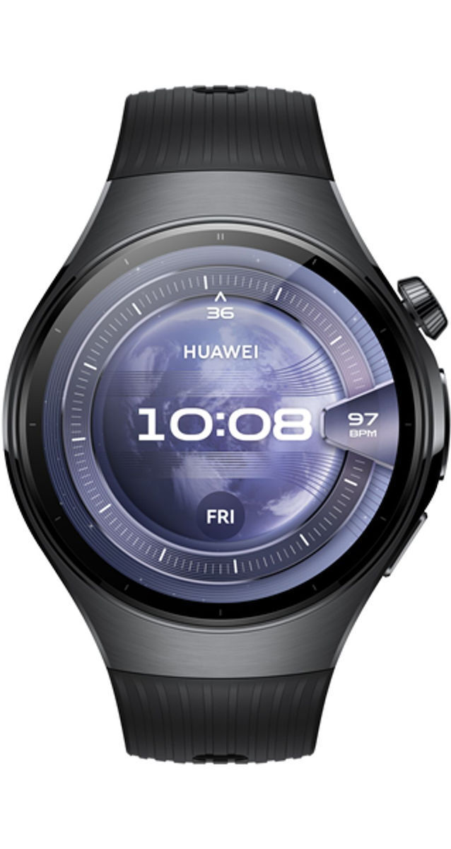 Huawei Watch 5 Stainless Steel 46mm Αδιάβροχο με eSIM και Παλμογράφο (Μαύρο) - Image 2