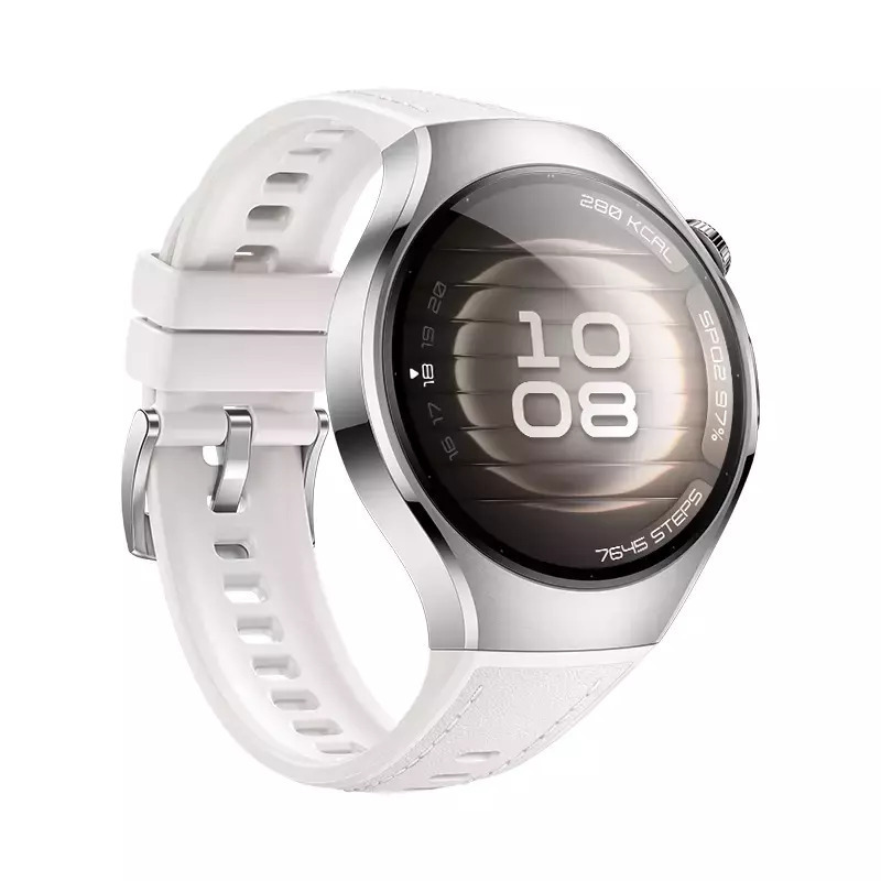 Huawei Watch 5 Stainless Steel 42mm Αδιάβροχο με eSIM και Παλμογράφο (Λευκό) - Image 2