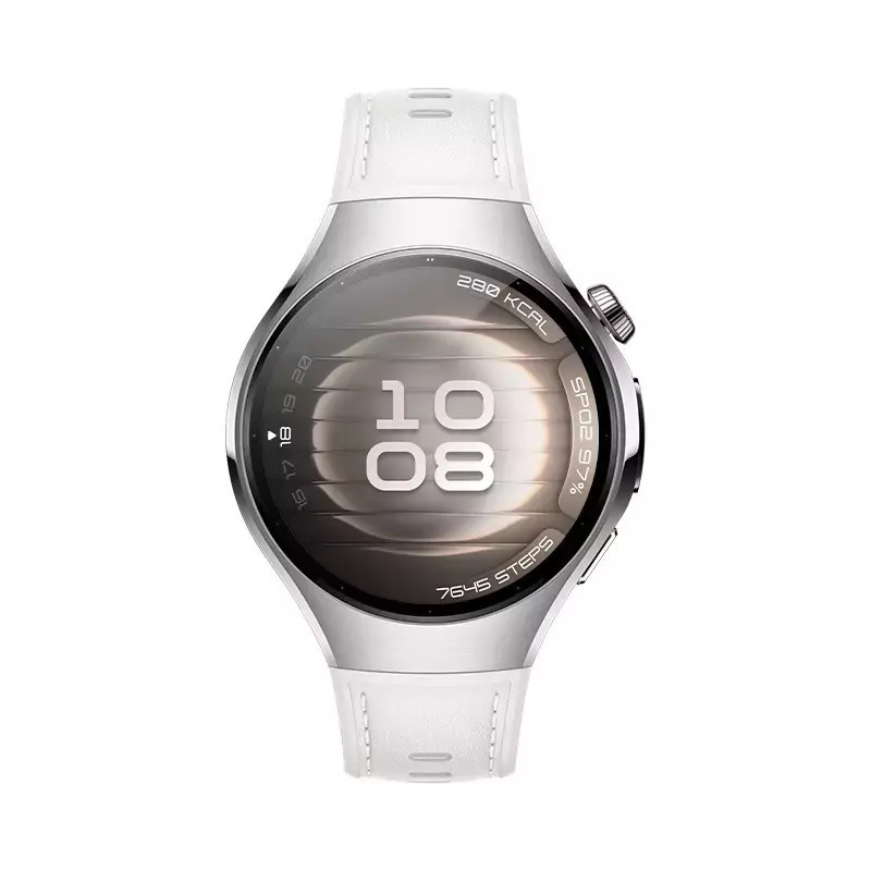 Huawei Watch 5 Stainless Steel 42mm Αδιάβροχο με eSIM και Παλμογράφο (Λευκό) - Image 6