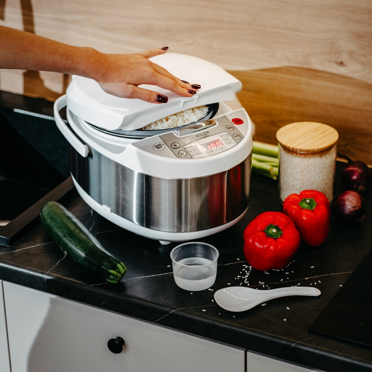 Adler AD 6420 Πολυμάγειρας 700W με Χωρητικότητα 3.25lt Λευκός - Image 6