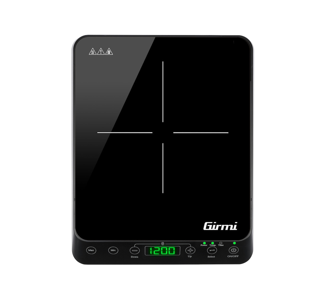 Girmi PI-04 Επιτραπέζια Εστία Επαγωγική Μονή Μαύρη - Image 4