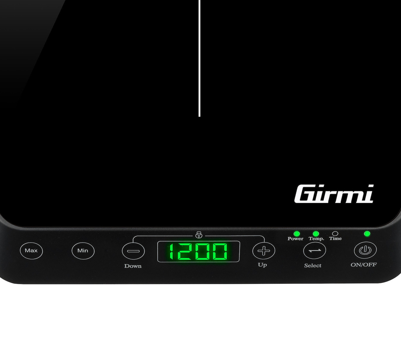 Girmi PI-04 Επιτραπέζια Εστία Επαγωγική Μονή Μαύρη - Image 3