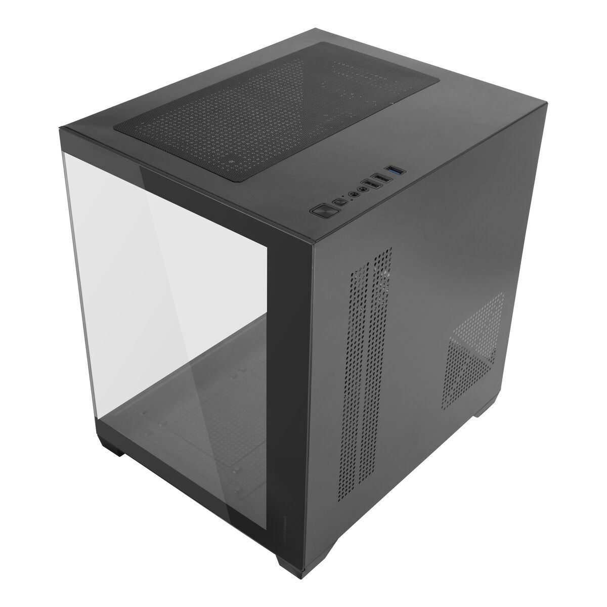 Mars Gaming MCVIEW2 Gaming Mini Tower Κουτί Υπολογιστή με Πλαϊνό Παράθυρο Μαύρο - Image 2