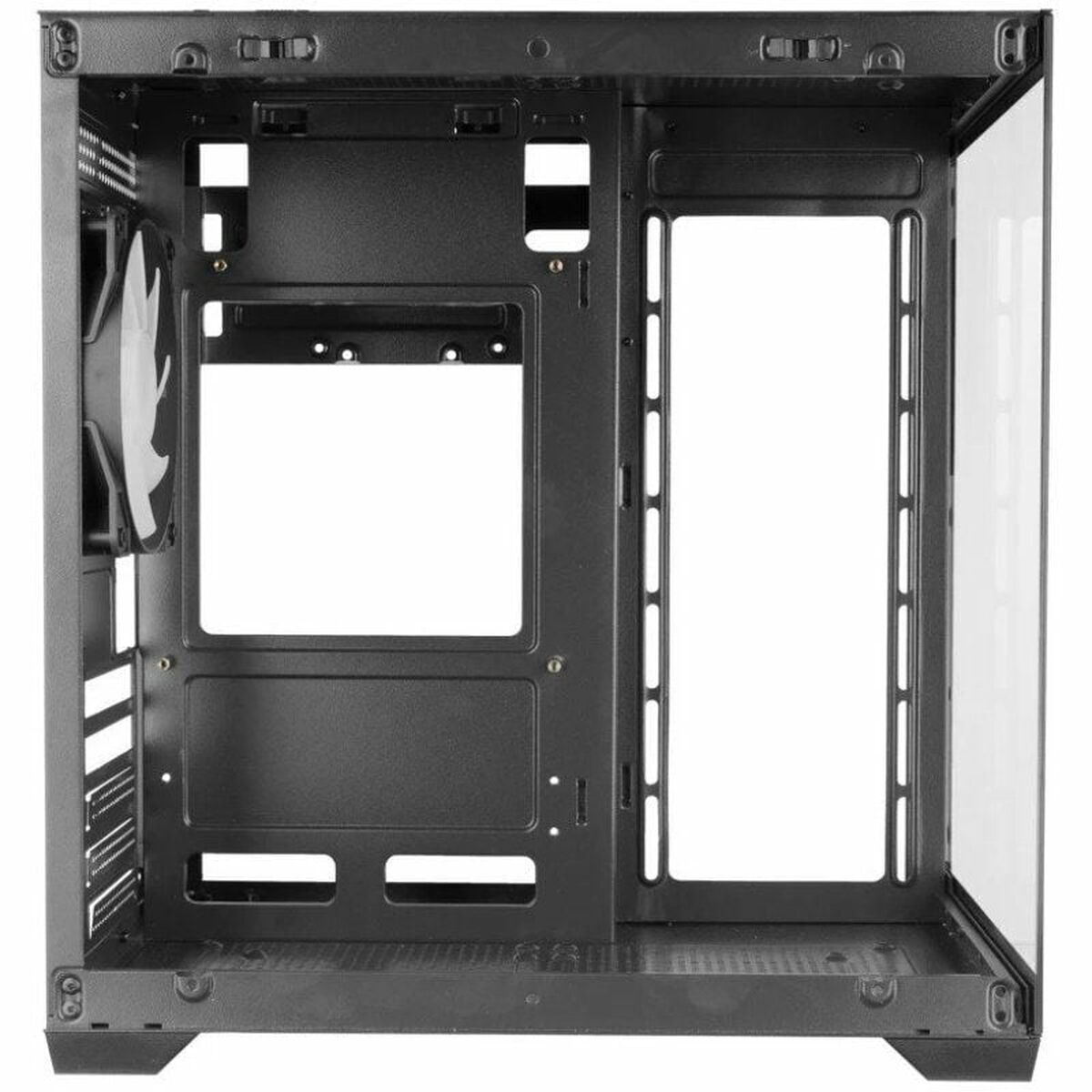 Mars Gaming MCVIEW2 Gaming Mini Tower Κουτί Υπολογιστή με Πλαϊνό Παράθυρο Μαύρο - Image 3