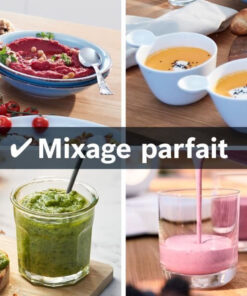 Alternative view of Bosch Μπλέντερ για Smoothies 1.5lt 1200W Λευκό MMB6141W