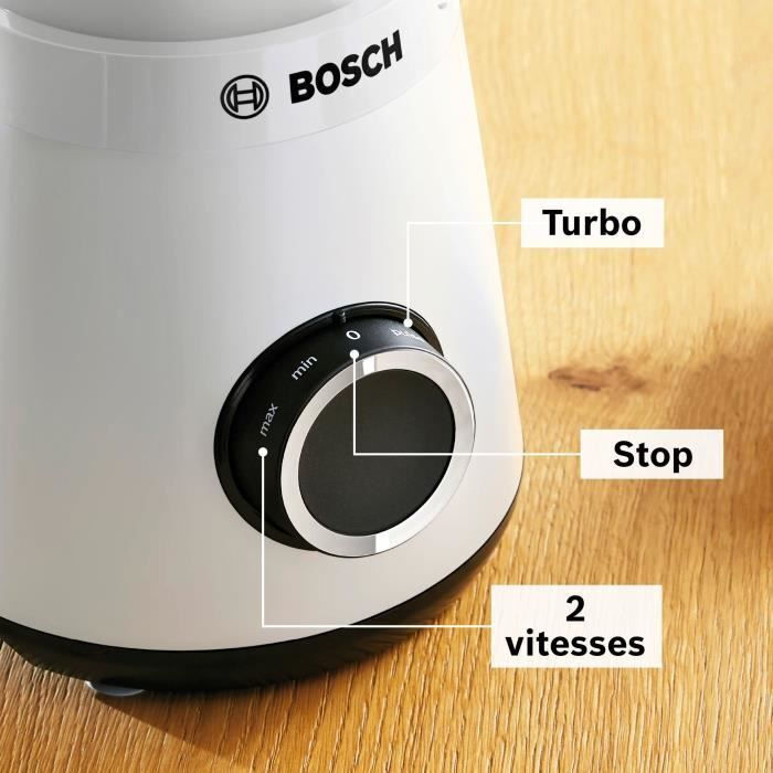 Bosch Μπλέντερ για Smoothies 1.5lt 1200W Λευκό MMB6141W - Image 5
