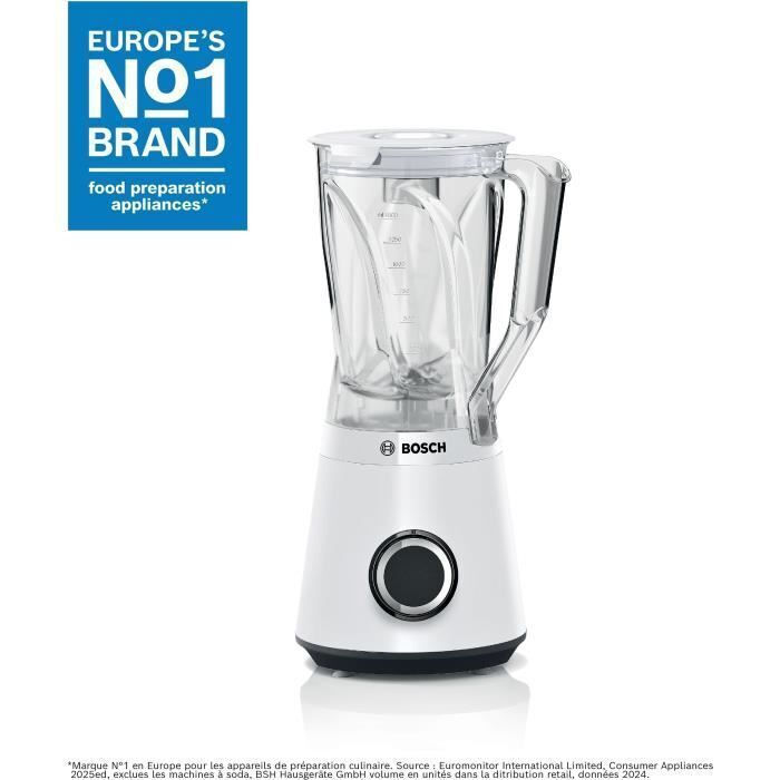 Bosch Μπλέντερ για Smoothies 1.5lt 1200W Λευκό MMB6141W - Image 7