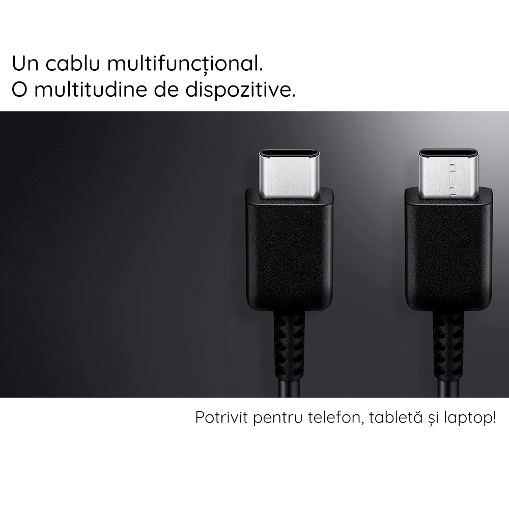 Samsung USB 2.0 Cable USB-C male - USB-C 60W Μαύρο 1.8m (EP-DX310JBEGEU) Bulk - Image 8