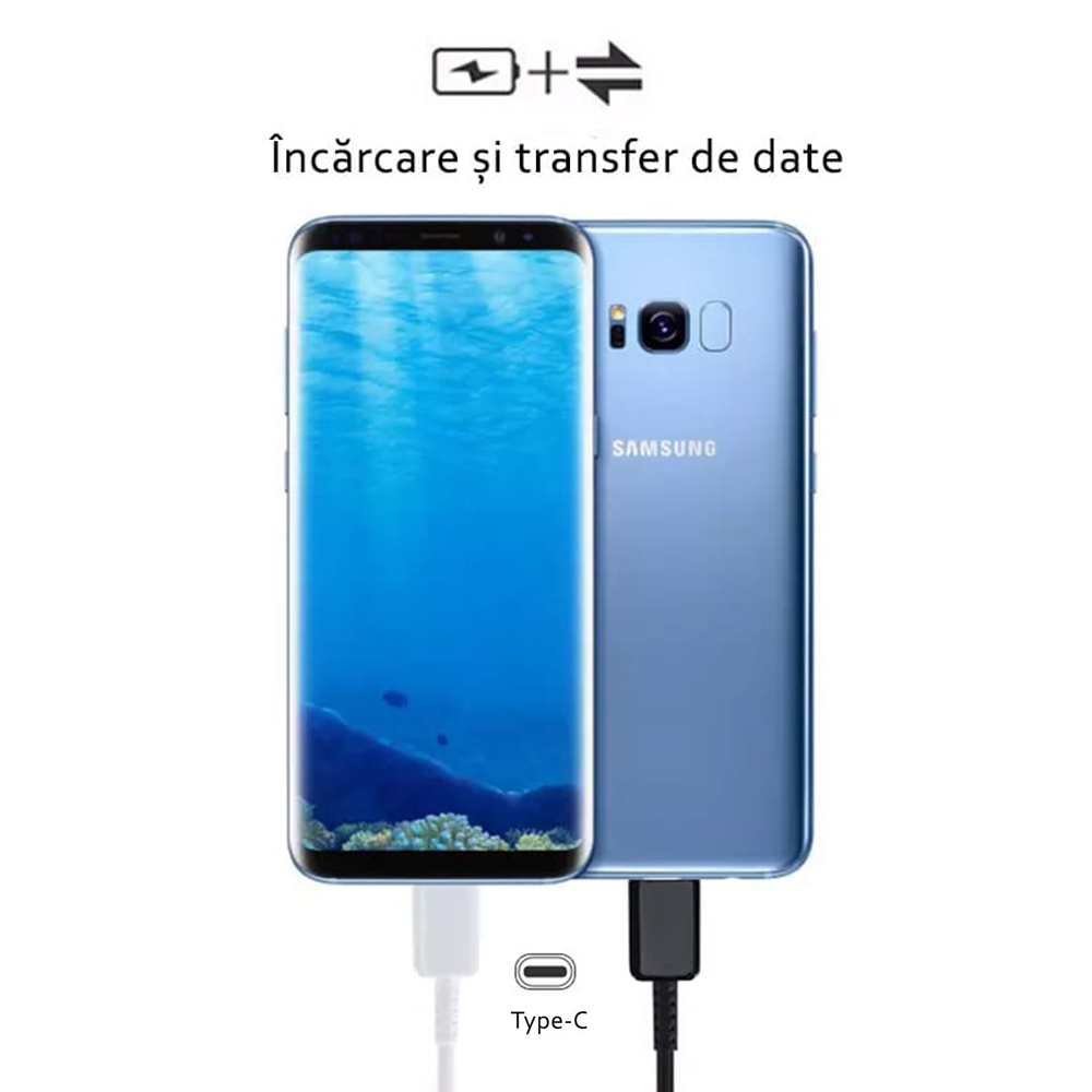 Samsung USB 2.0 Cable USB-C male - USB-C 60W Μαύρο 1.8m (EP-DX310JBEGEU) Bulk - Image 6