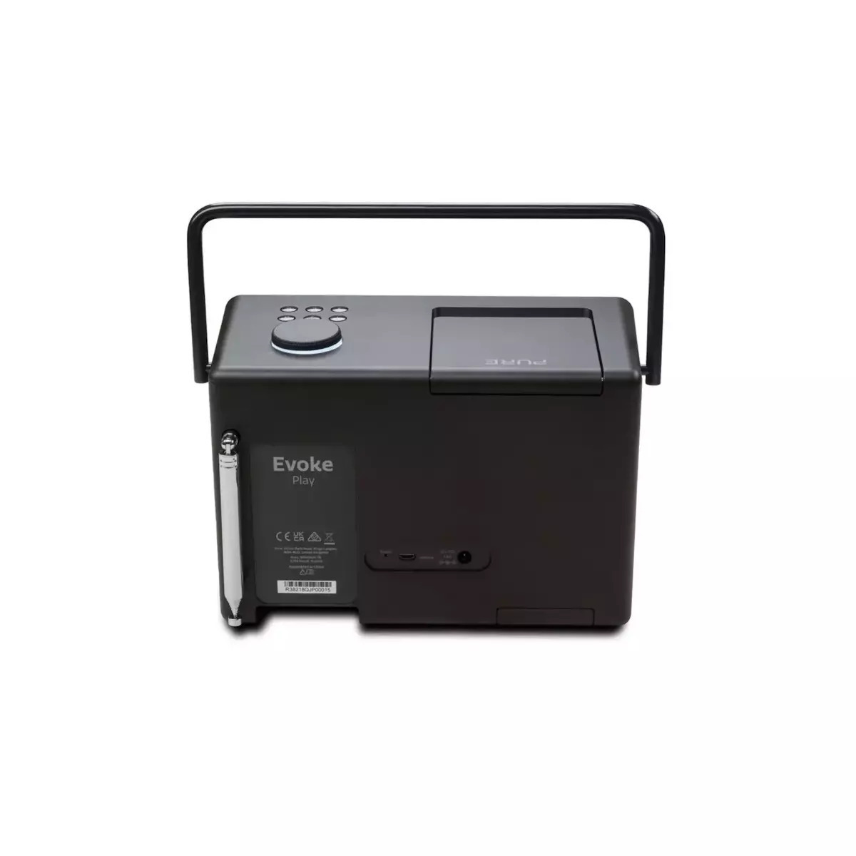 Pure Evoke Play Ηχείο Bluetooth 40W με Ραδιόφωνο και Διάρκεια Μπαταρίας έως 12 ώρες Μαύρο - Image 7