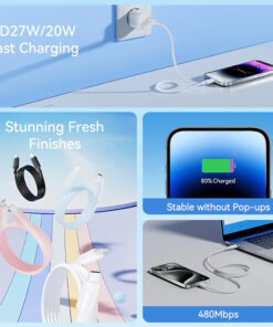 Alternative view of Vention USB-C to Lightning Cable Μαύρο 1m (S55293511)