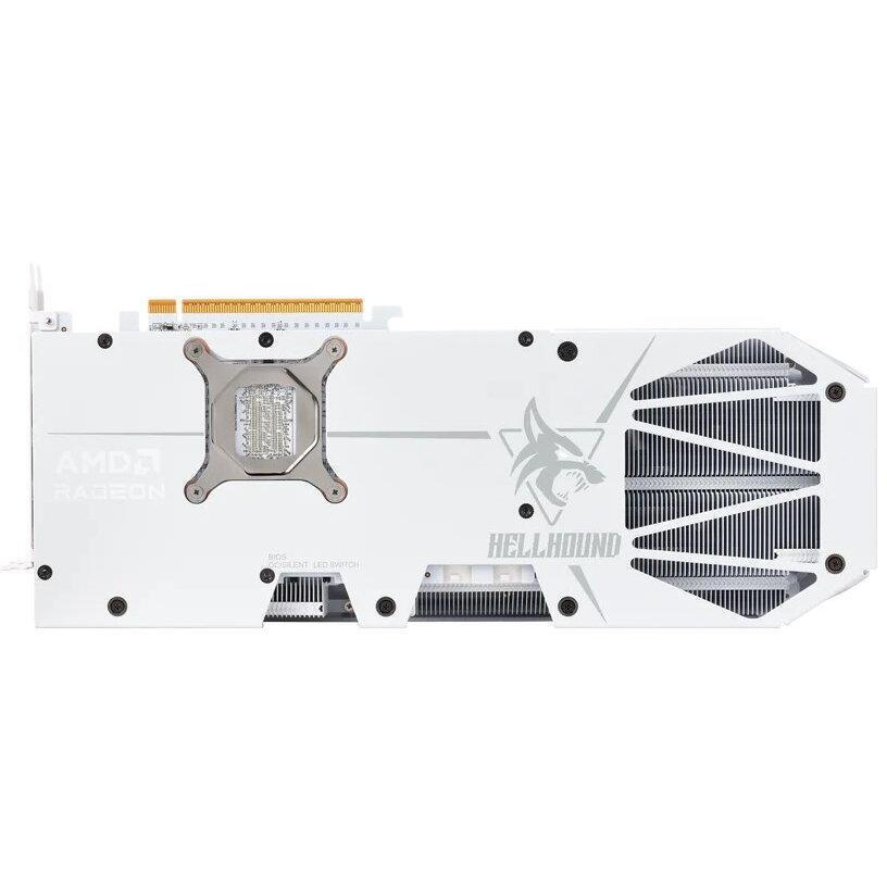 PowerColor Radeon RX 9070 XT 16GB GDDR6 Hellhound White Κάρτα Γραφικών - Image 7