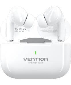 Alternative view of Vention In-ear Bluetooth Handsfree Ακουστικά με Αντοχή στον Ιδρώτα και Θήκη Φόρτισης Λευκά