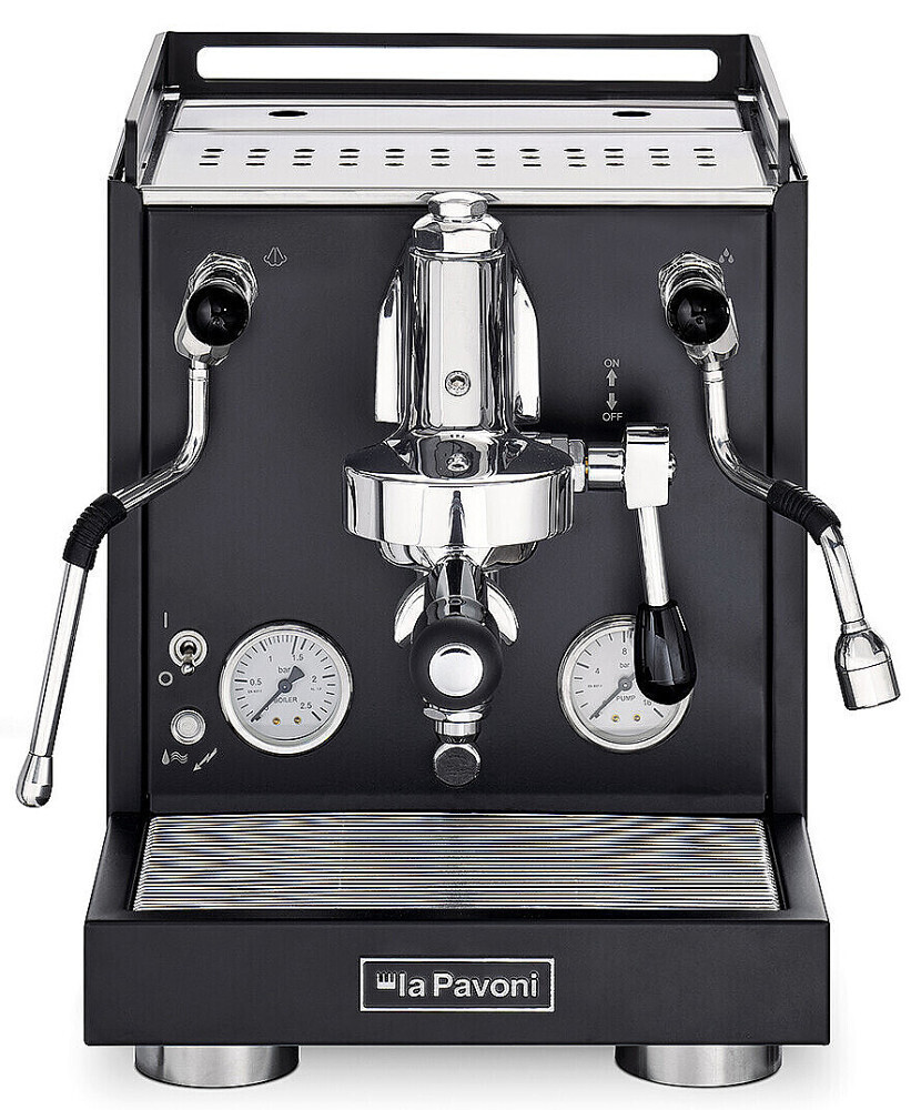 La Pavoni New Cellini Evolution Μηχανή Espresso 1520W Πίεσης 20bar Μαύρη - Image 3
