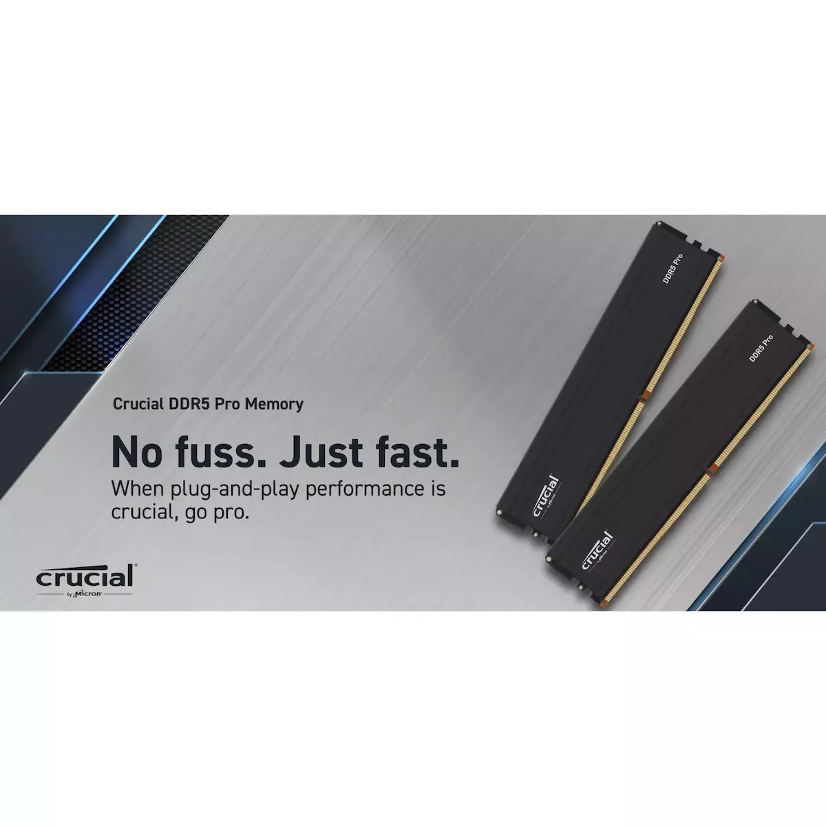 Crucial Pro DDR5 32GB RAM με 2x16GB Modules και Ταχύτητα 5600 για Desktop CP2K16G56C46U5 - Image 5