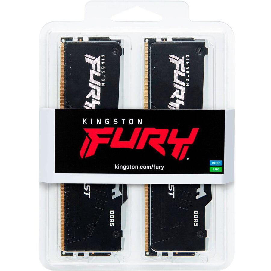 Kingston FURY Beast RGB DDR5 64GB RAM με 2x32GB Modules και Ταχύτητα 6000 για Desktop KF560C30BBEAK2-64 - Image 4