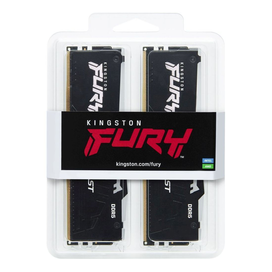 Kingston Fury Beast RGB DDR5 32GB RAM με 2x16GB Modules και Ταχύτητα 5200 για Desktop KF552C40BBAK2-32 - Image 6