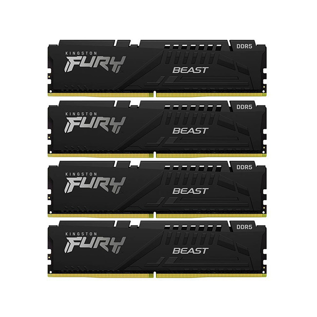 Kingston Fury Beast DDR5 128GB RAM με 4x32GB Modules και Ταχύτητα 5200 για Desktop KF552C40BBK4-128 - Image 7