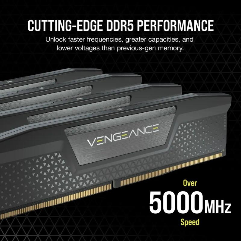 Corsair Vengeance DDR5 32GB RAM με 2x16GB Modules και Ταχύτητα 6400 για Desktop CMK32GX5M2B6400C32 - Image 10