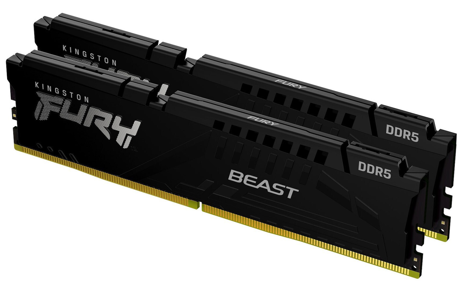 Kingston Fury Beast DDR5 32GB RAM με 2x16GB Modules και Ταχύτητα 5600 για Desktop KF556C40BBK2-32