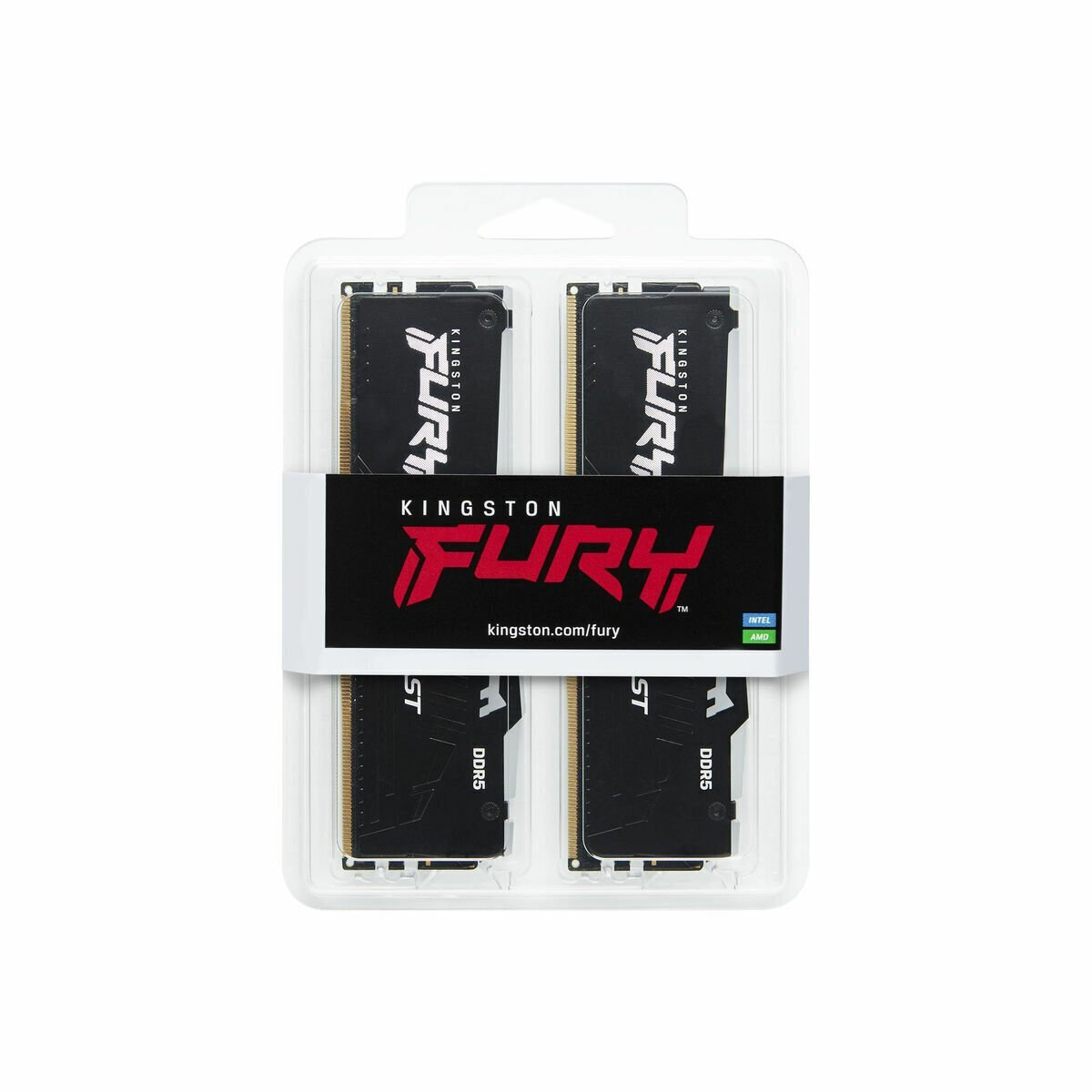 Kingston Fury Beast RGB DDR5 16GB RAM με 2x8GB Modules και Ταχύτητα 5200 για Desktop KF552C40BBAK2-16 - Image 5
