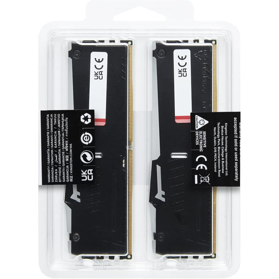 Kingston Fury Beast RGB DDR5 16GB RAM με 2x8GB Modules και Ταχύτητα 5200 για Desktop KF552C40BBAK2-16 - Image 8