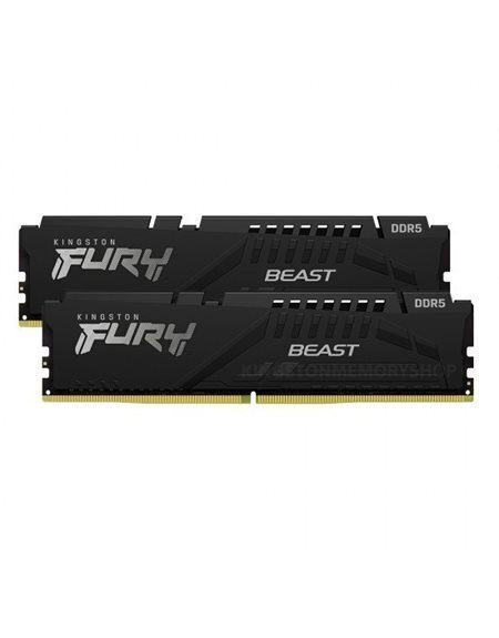 Kingston Fury Beast DDR5 64GB RAM με 2x32GB Modules και Ταχύτητα 5200 για Desktop KF552C40BBK2-64 - Image 4