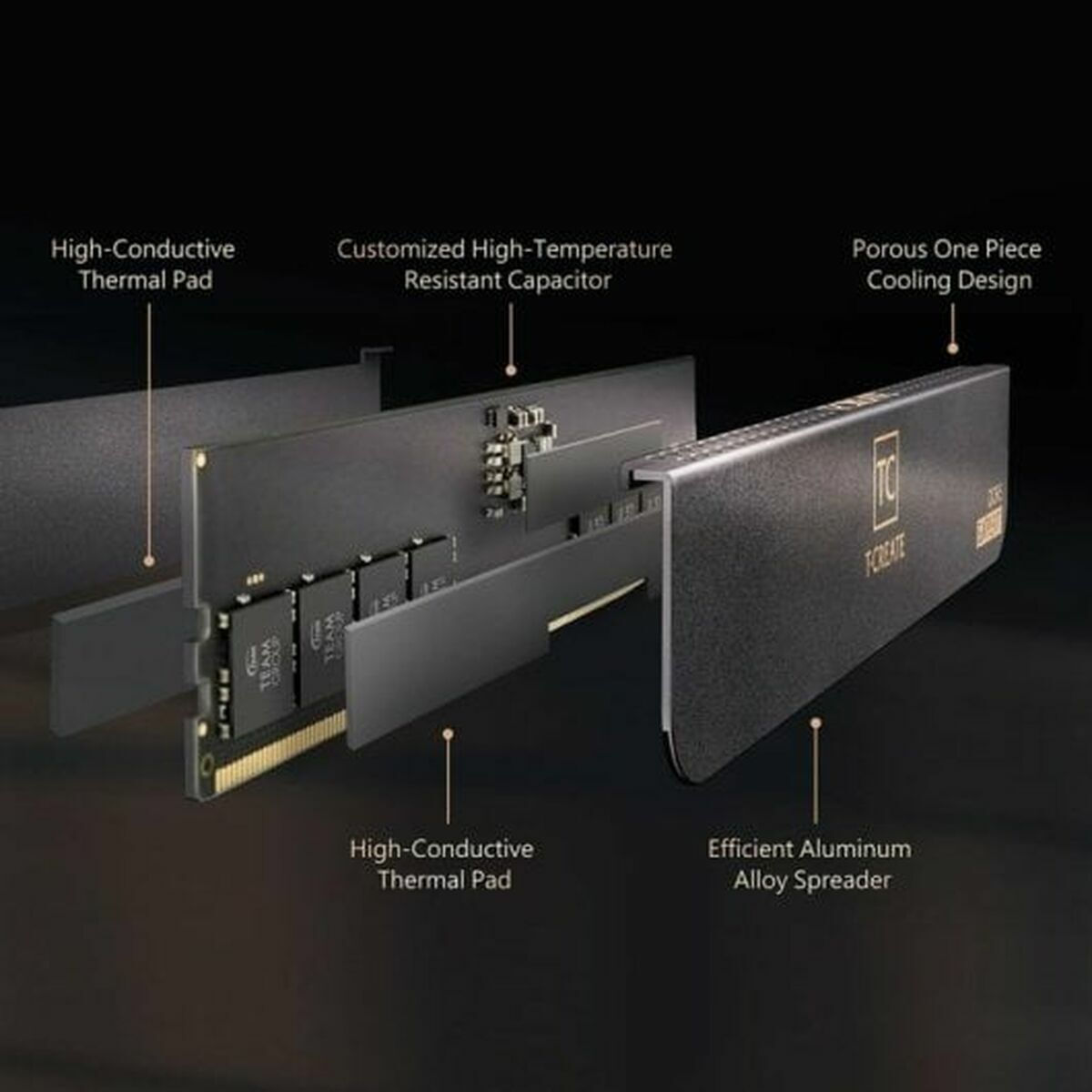 TeamGroup T-Create Expert DDR5 32GB RAM με 2x16GB Modules και Ταχύτητα 6000 για Desktop CTCED532G6000HC30DC01 - Image 8